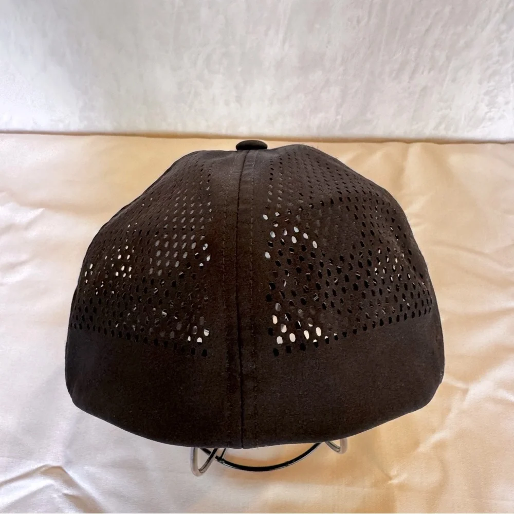 Callaway Golf XSpann Black Fitted Black Ball Cap Hat size L/XL Mesh Embroidered
